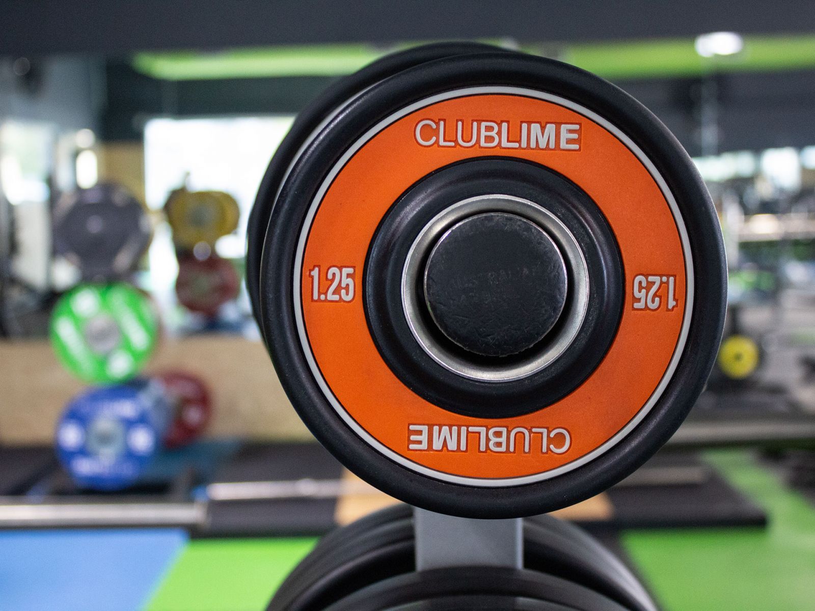 AlphaFit Custom PU Weight Plate for Club Lime