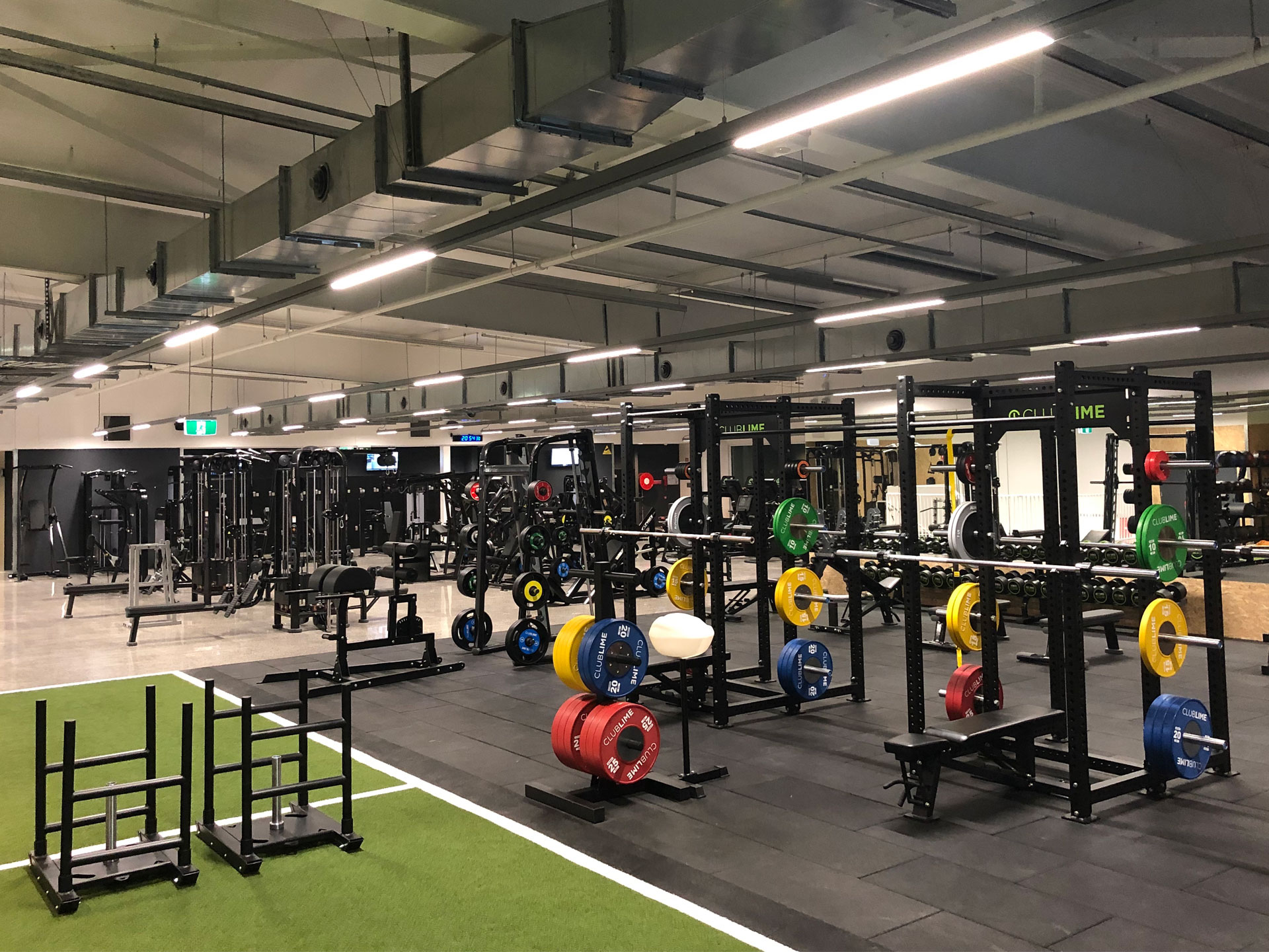 Club Lime Anu Commercial Gym Fitout