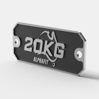 20kg Weight ID Badge Kit