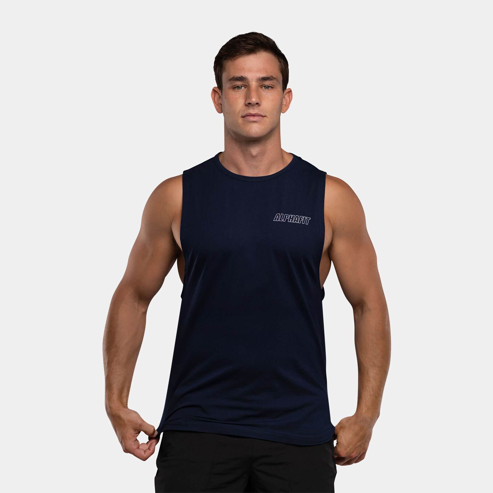 Trace Muscle Tank - Navy image