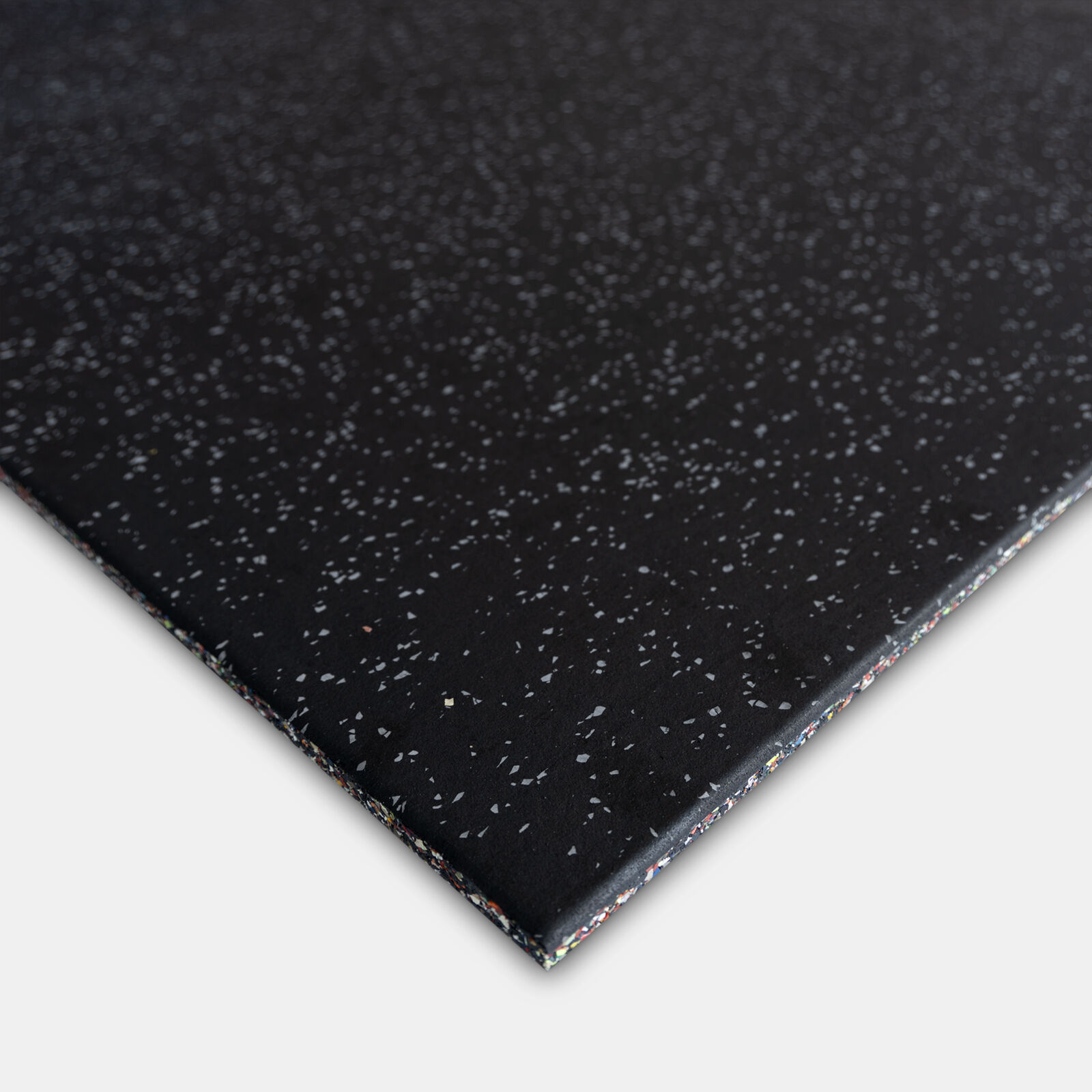 Rubber Gym Tile 15mm - Black with Grey Fleck image