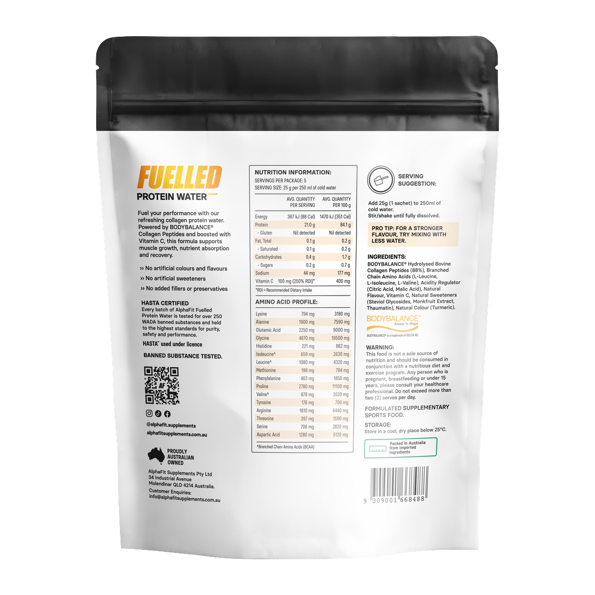 Fuelled Protein Water Sample Pack image