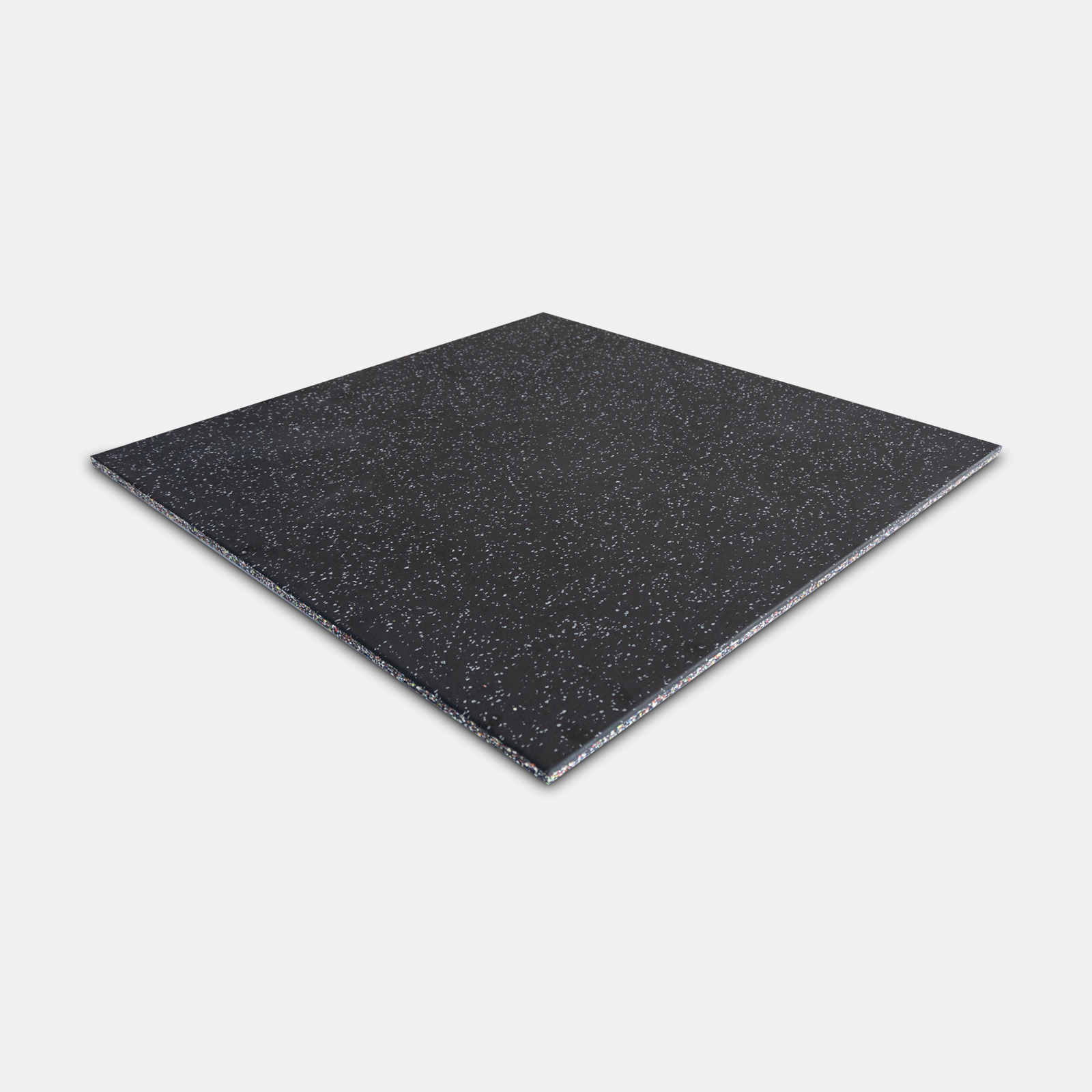 Ex-Comp Rubber Gym Tile 15mm - Black with Grey Fleck image