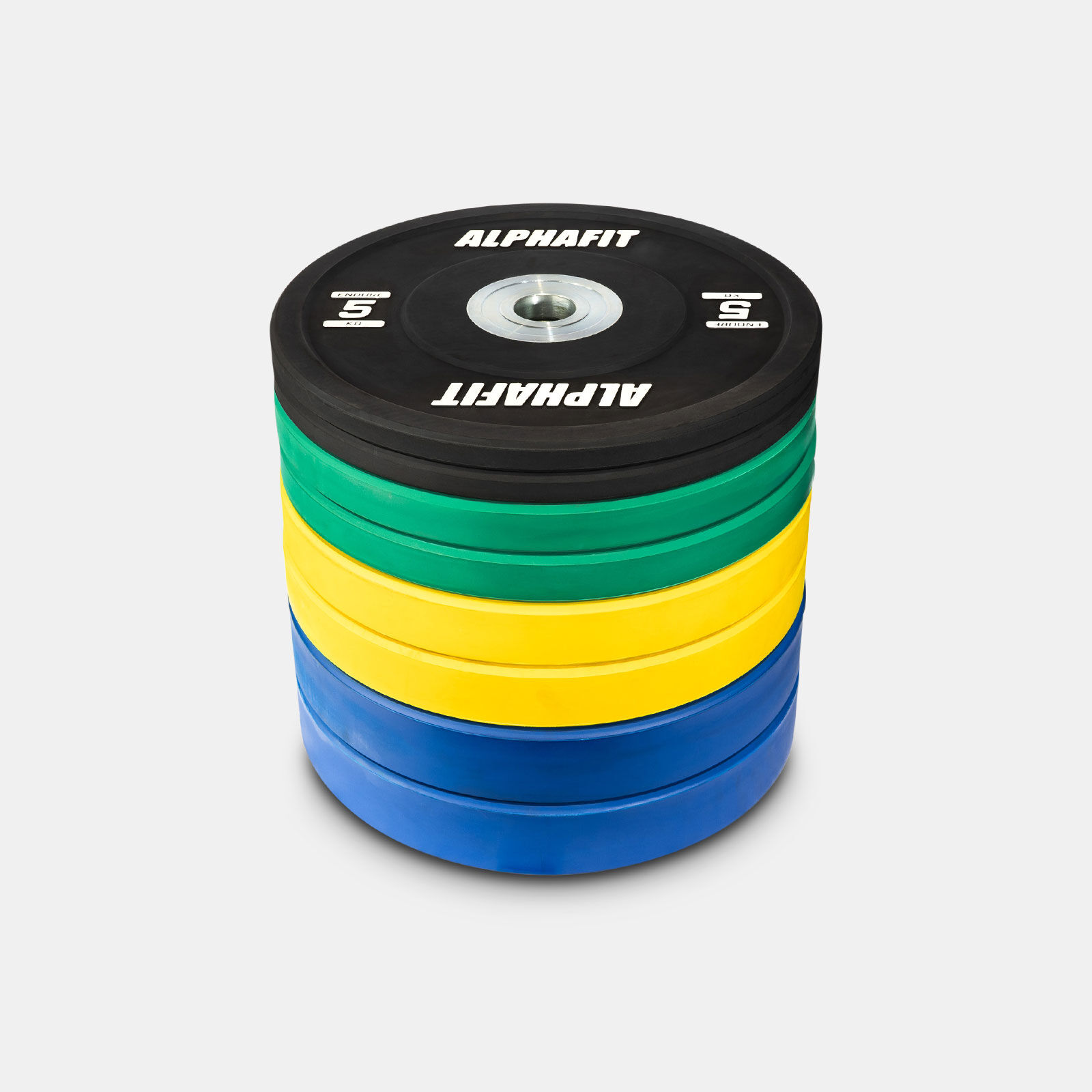 100kg Endure Bumper Plate Pack - Colour image