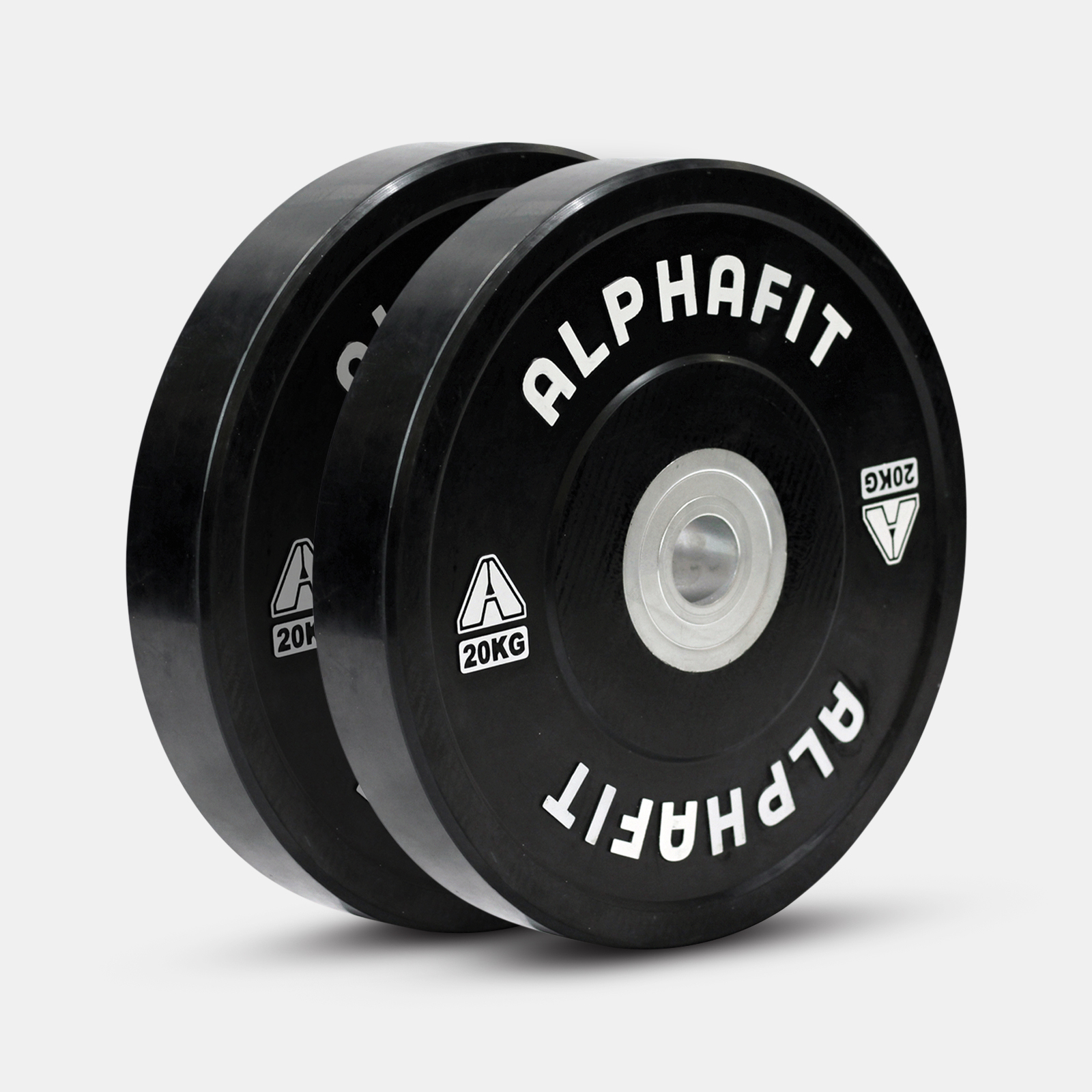 Endure Bumper Plates Black AlphaFit