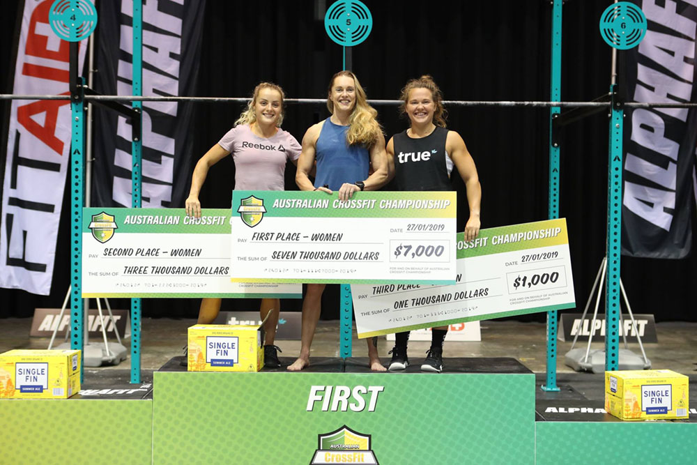 2019 Australian CrossFit Championship Womens Winners