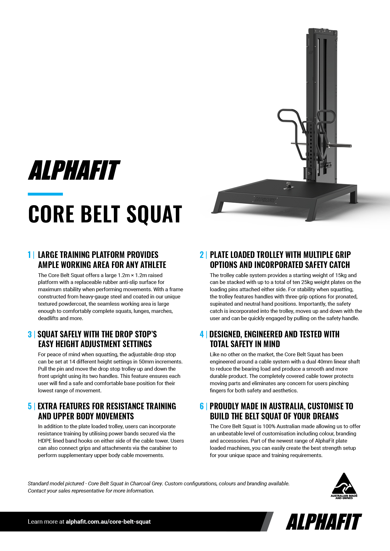 AlphaFit Core Belt Squat
