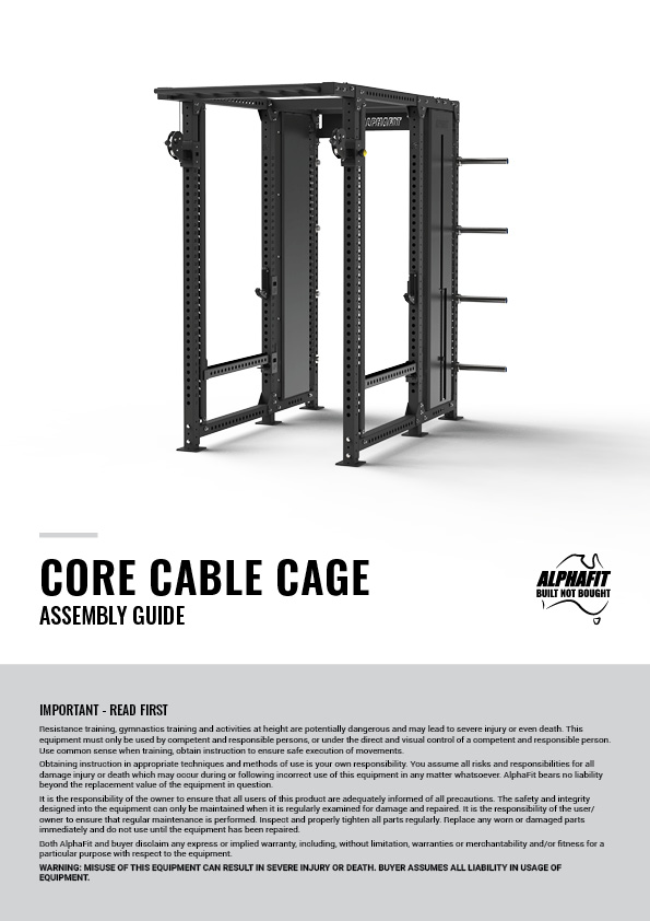 AlphaFit Core Cable Cage Assembly Guide