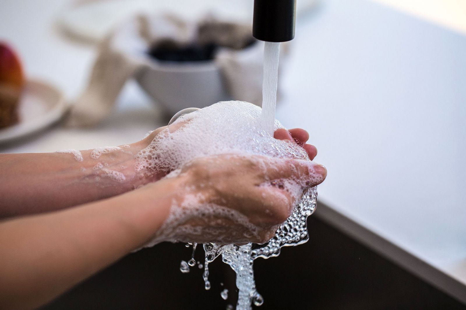 Wash hands thoroughly and regularly