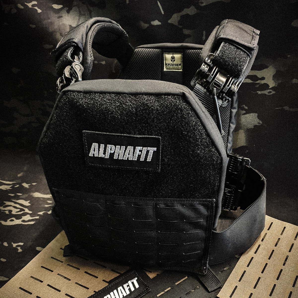 AlphaFit Tactical Plate Carrier Vest