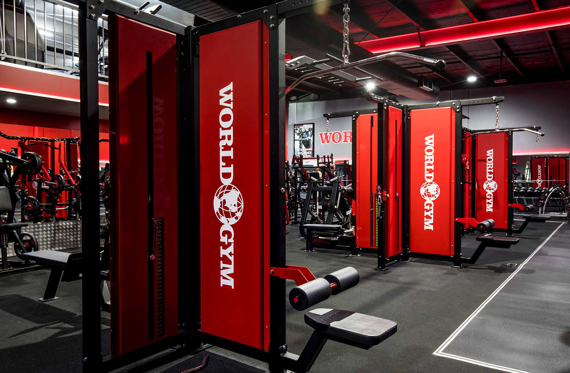 Commercial Franchise Gym Fitout for World Gym