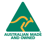 AlphaFit Australian Made and Owned logo