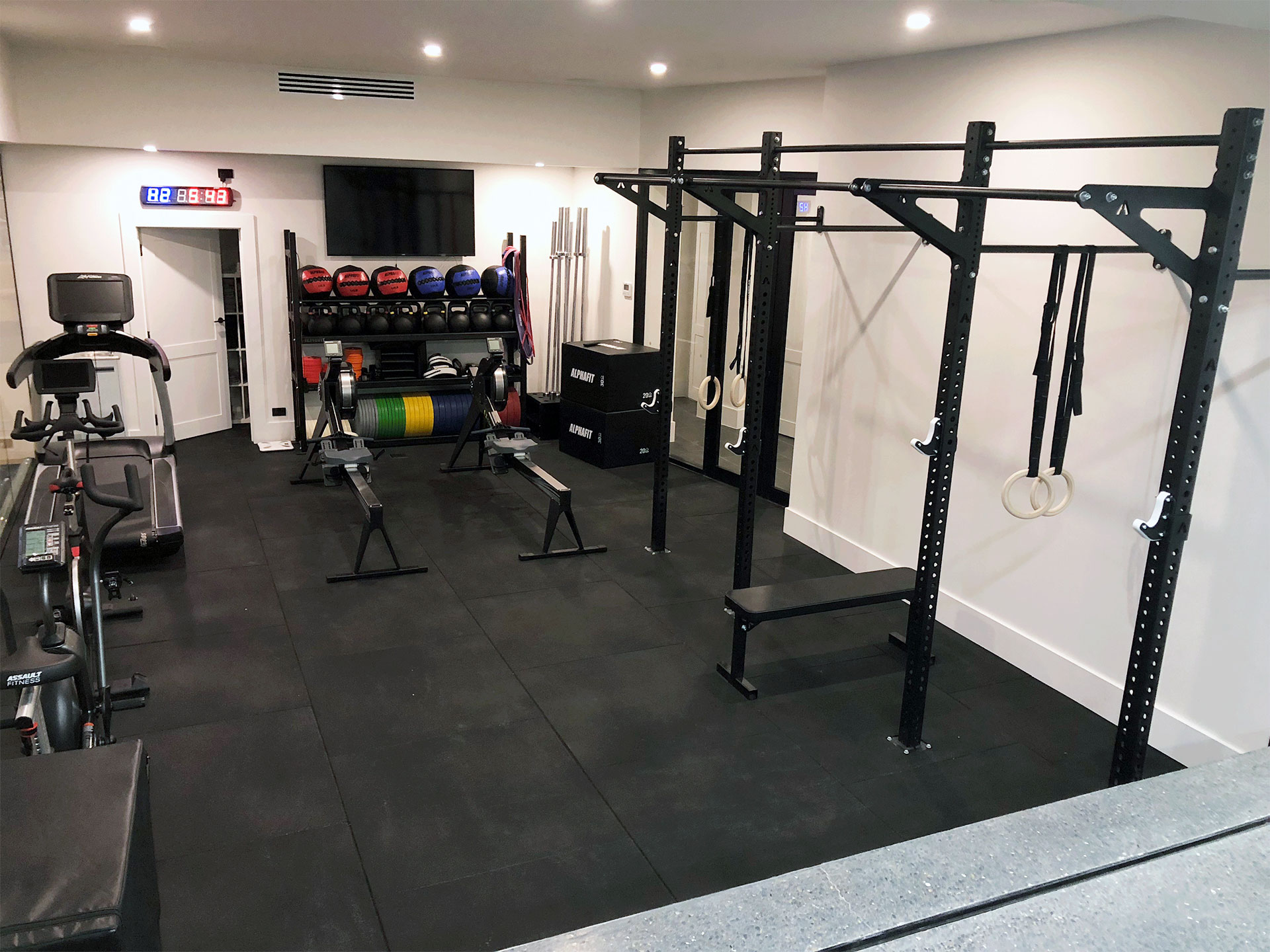 Home Gym Fitout Garage Gym