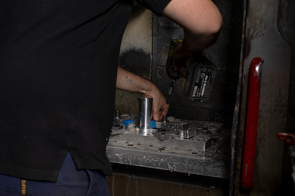 Setting up the CNC router