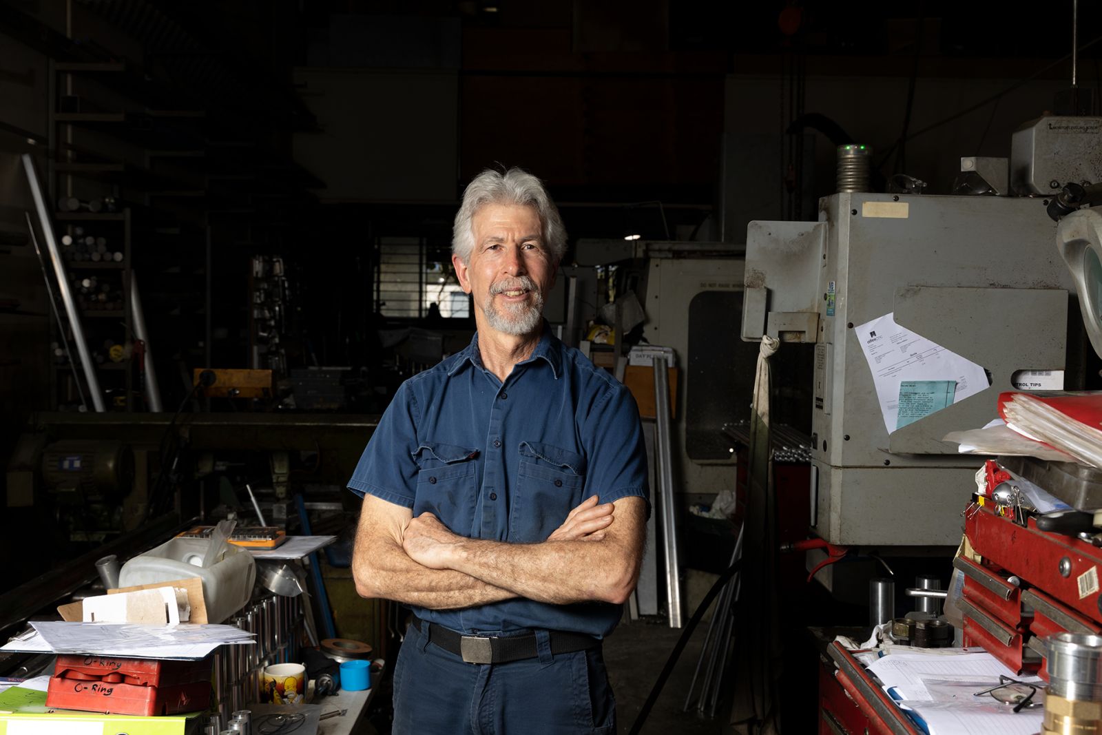 Portrait of Mark, The Machinist