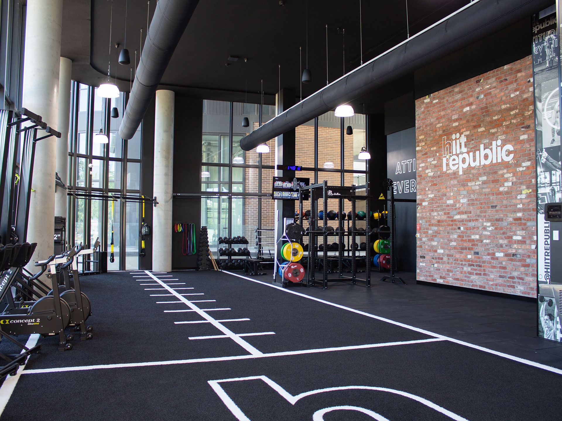HIIT Republic Campbell Commercial Gym Fitout