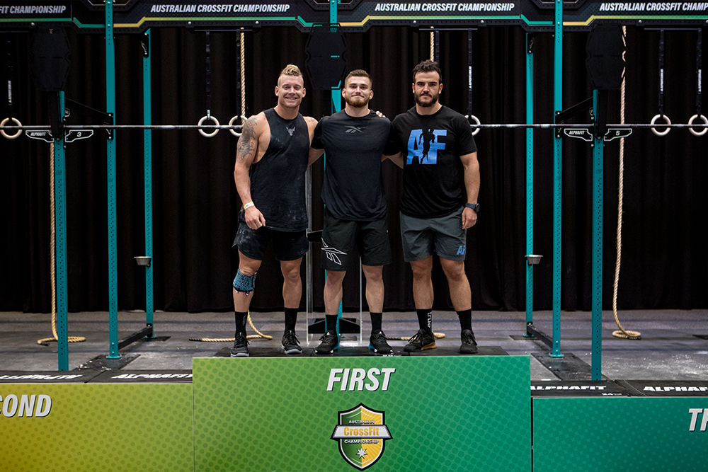 2020 Australian CrossFit Championship Podium