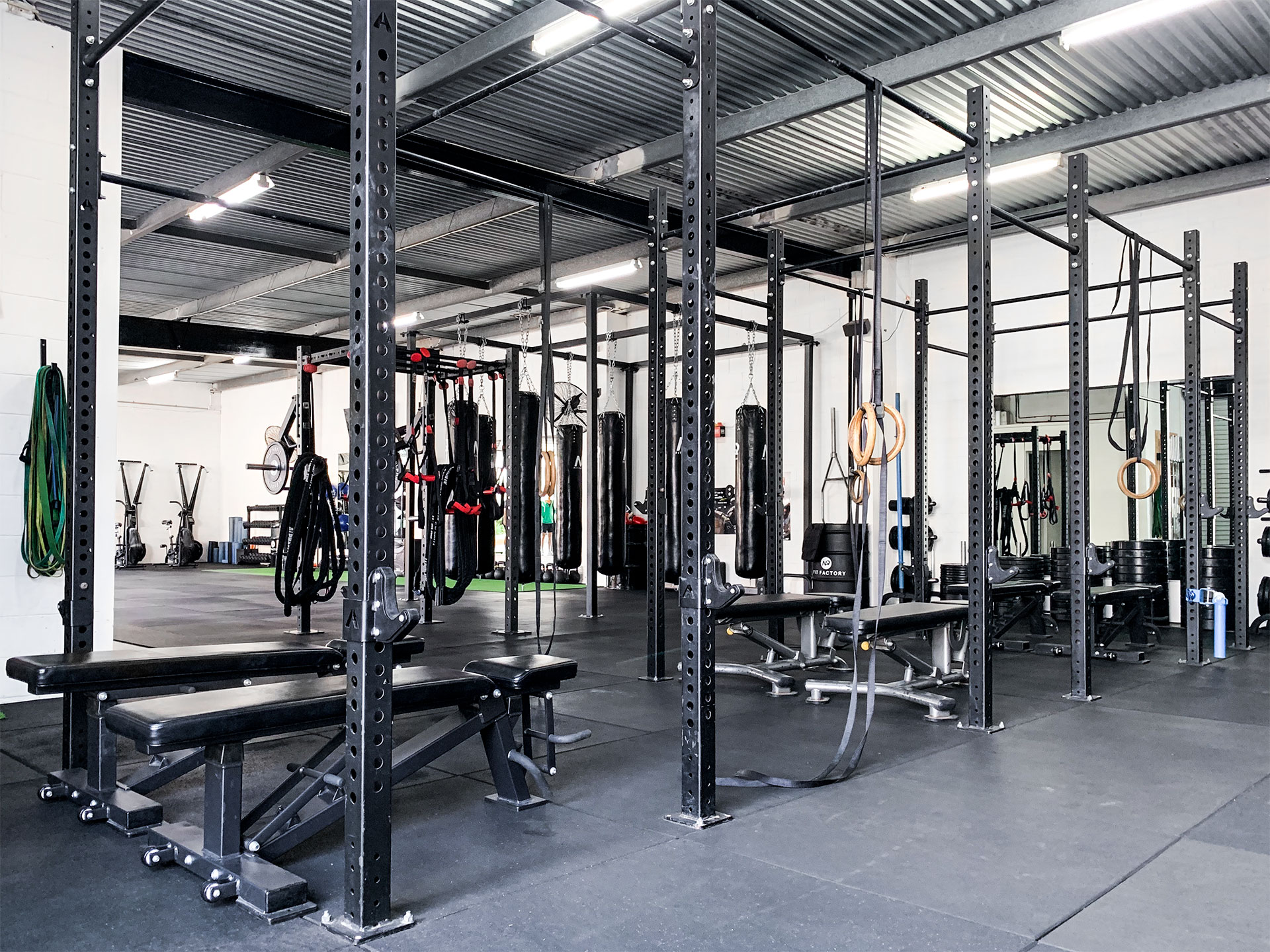 Never Quit Fit Factory Functional Fitness Gym Fitout