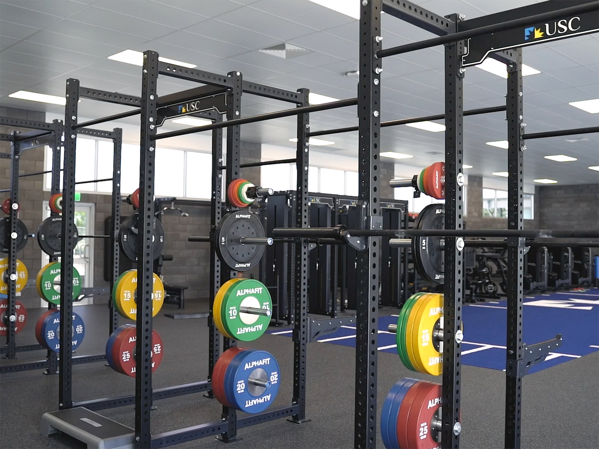 University of the Sunshine Coast Gym Fitout AlphaFit