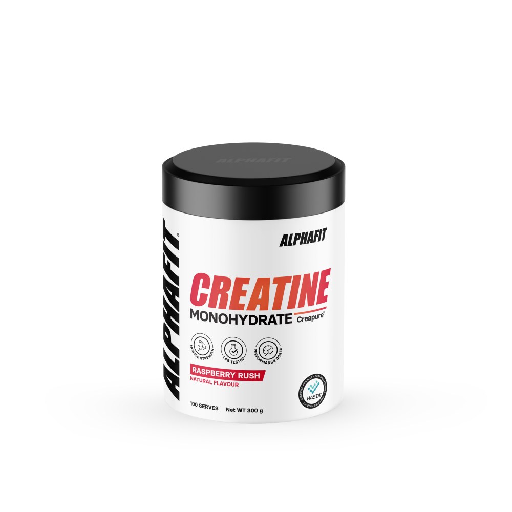 AlphaFit Creatine Monohydrate, Raspberry Rush