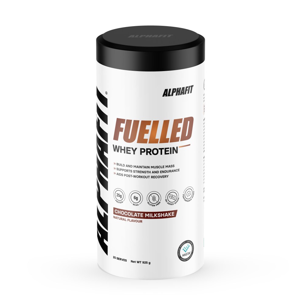 AlphaFit Fuelled Whey Protein, Chocolate Milkshake