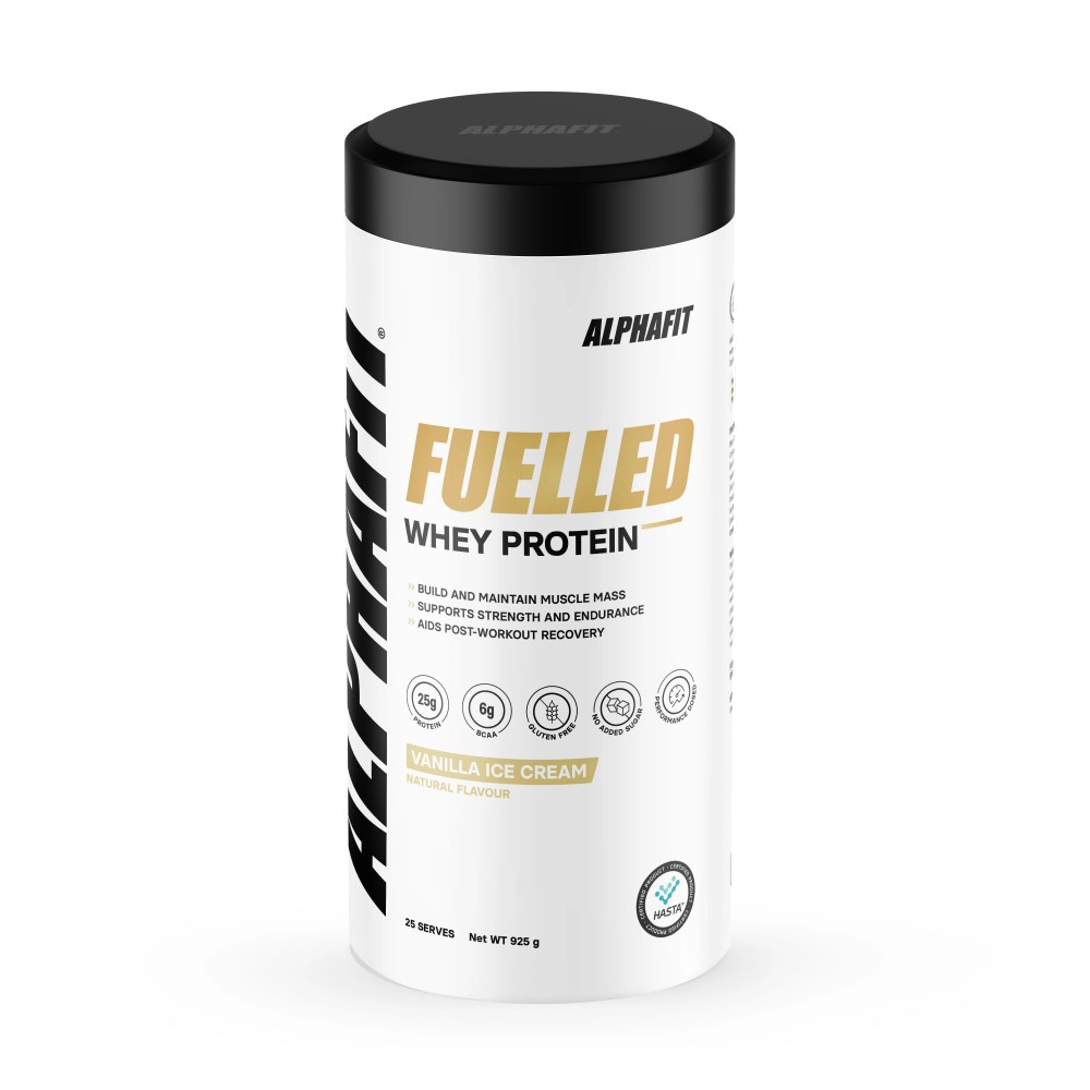 AlphaFit Fuelled Whey Protein, Vanilla Ice Cream