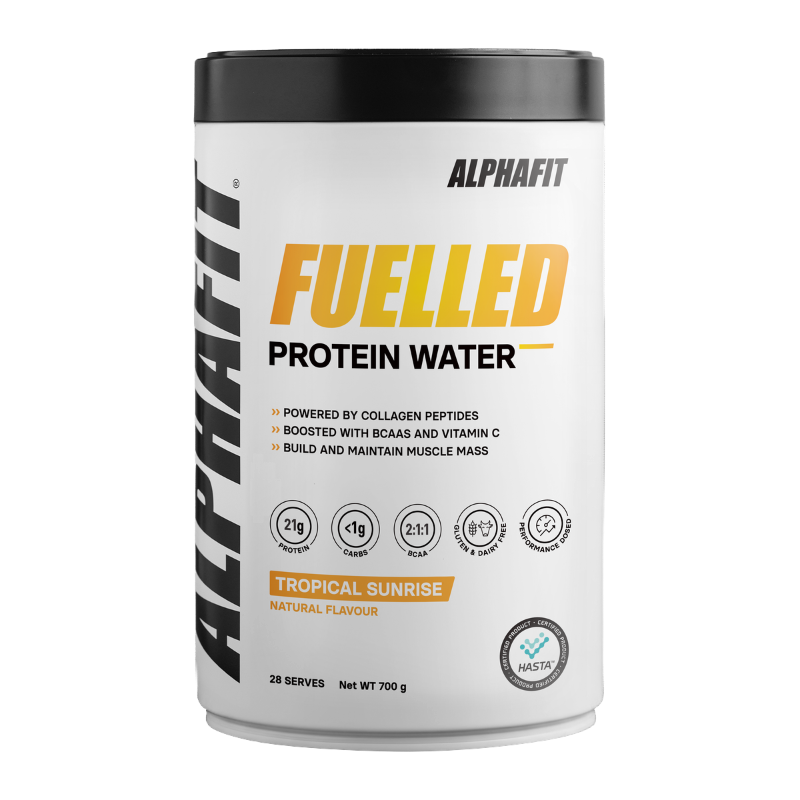 AlphaFit Fuelled Protein Water, Tropical Sunrise