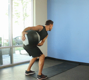 an underhand throw an underhand throw