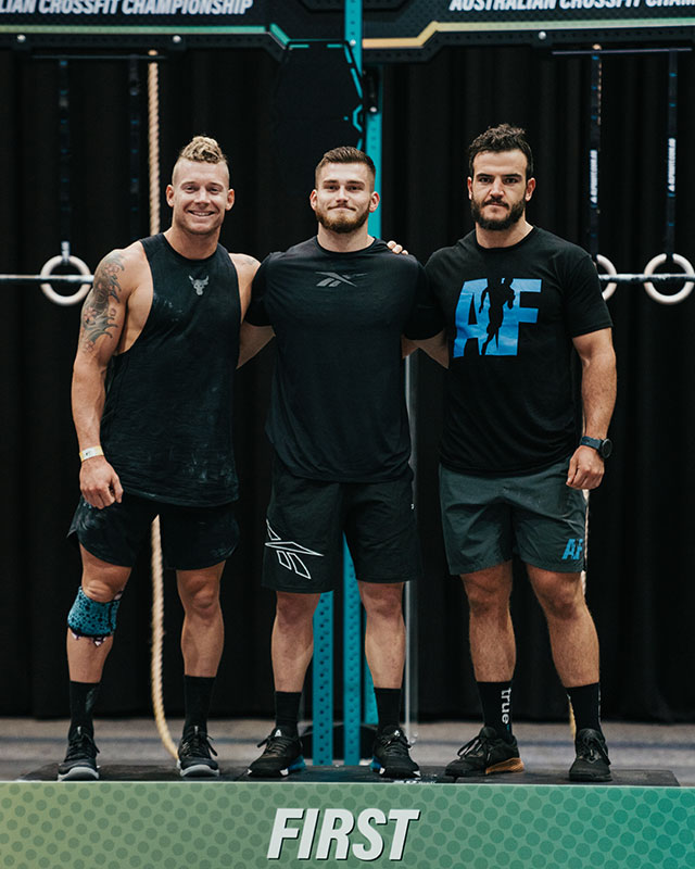 James Newbury Australian CrossFit Championship 2020 Mens Podium