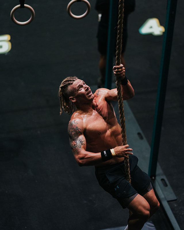 James Newbury Australian CrossFit Championship Beach Flags Event