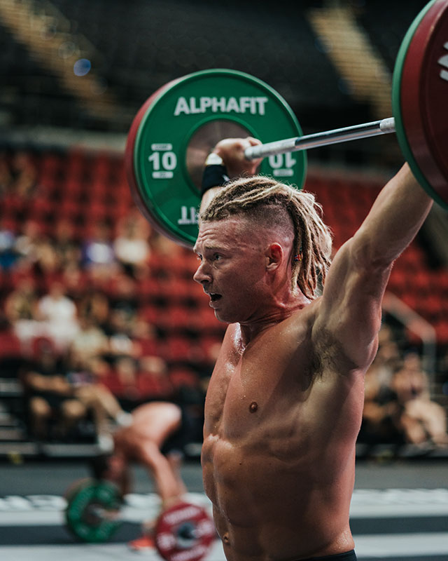 James Newbury Australian CrossFit Championship Shorty Bar Snatch