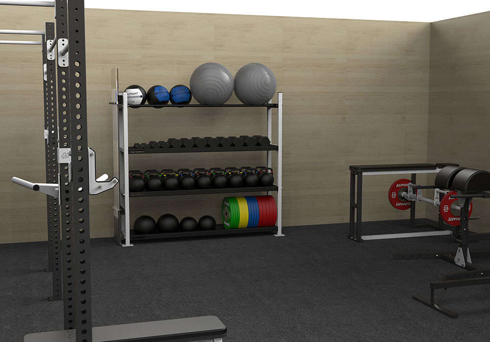 James Newbury Home Gym Render