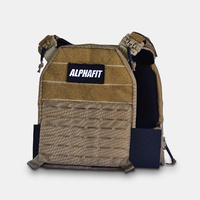 Tactical Plate Carrier Vest - Coyote Tan