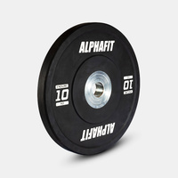 10kg Endure Bumper Plates - Black