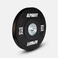 15kg Endure Bumper Plates - Black