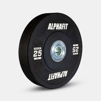 25kg Endure Bumper Plates - Black