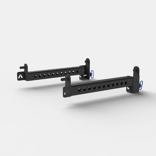 Clearance Cage Spotting Rail Pair 675mm - Black