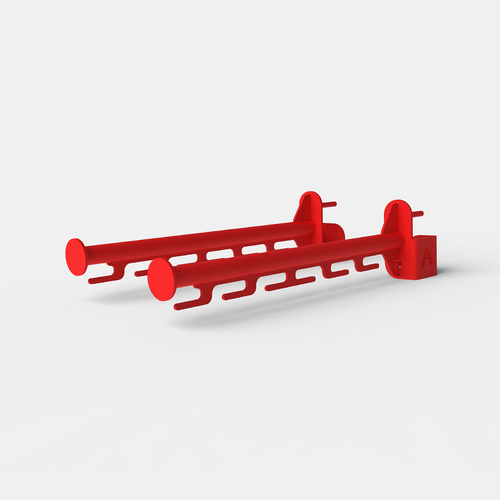 Clearance Power Band Rails Pair - Red