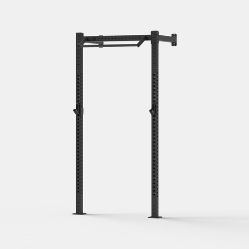 Rig Wall Mounted Low Compact Braced Chin Up 1 Cell 2500 High - Black