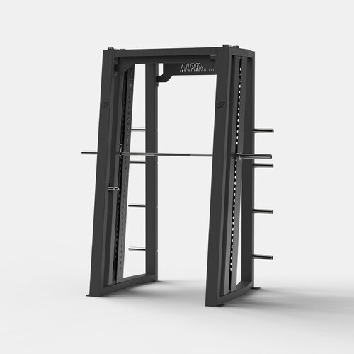 Core Incline Smith Machine with Lockout - Charcoal Grey