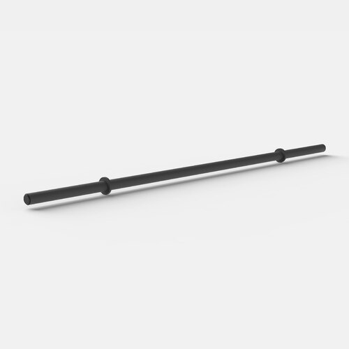 Fat Barbell 2200mm - Charcoal Grey