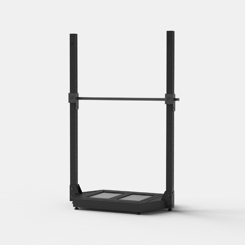 Force Plate Frame FDLite With Removable Single Bar 33mm - Charcoal Grey