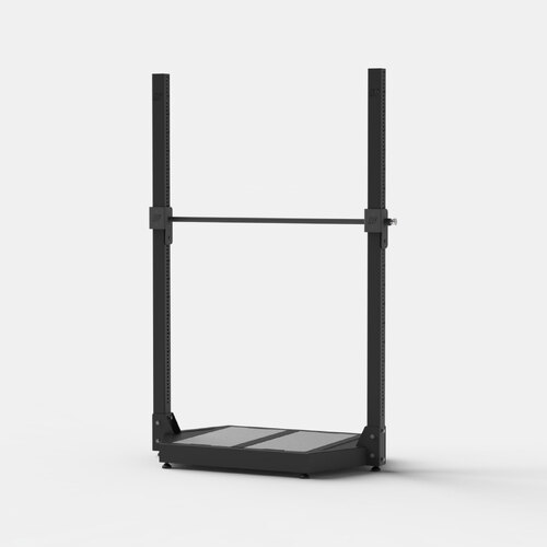 Force Plate Frame FDMax With Removable Single Bar 28mm - Charcoal Grey