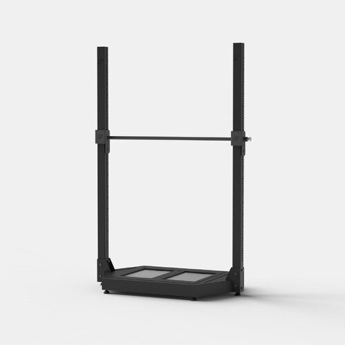 Force Plate Frame FDLite With Removable Single Bar 28mm - Charcoal Grey