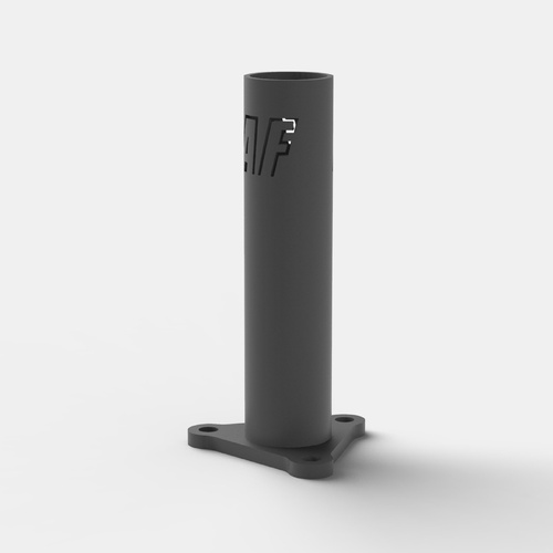 Storage Floor Mounted Single Barbell - Charcoal Grey