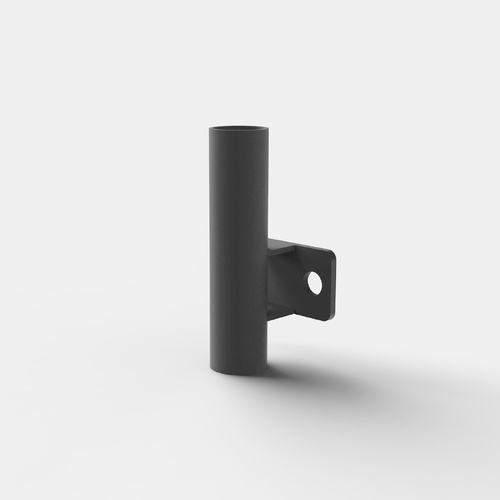 Storage Cage Mounted Single Barbell - Charcoal Grey
