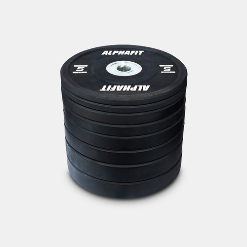 100kg Endure Bumper Plate Pack - Black
