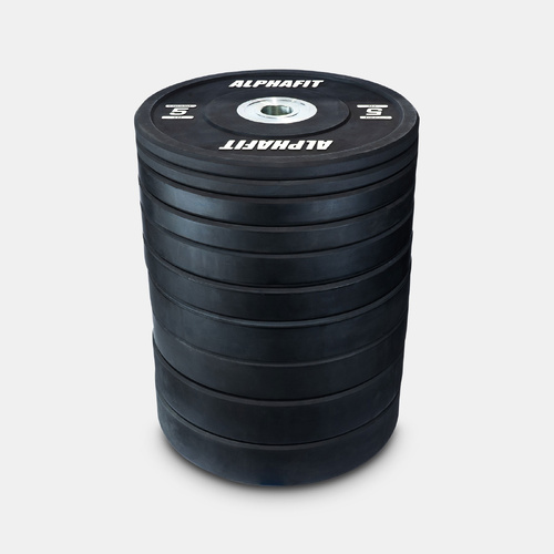 150kg Endure Bumper Plate Pack - Black